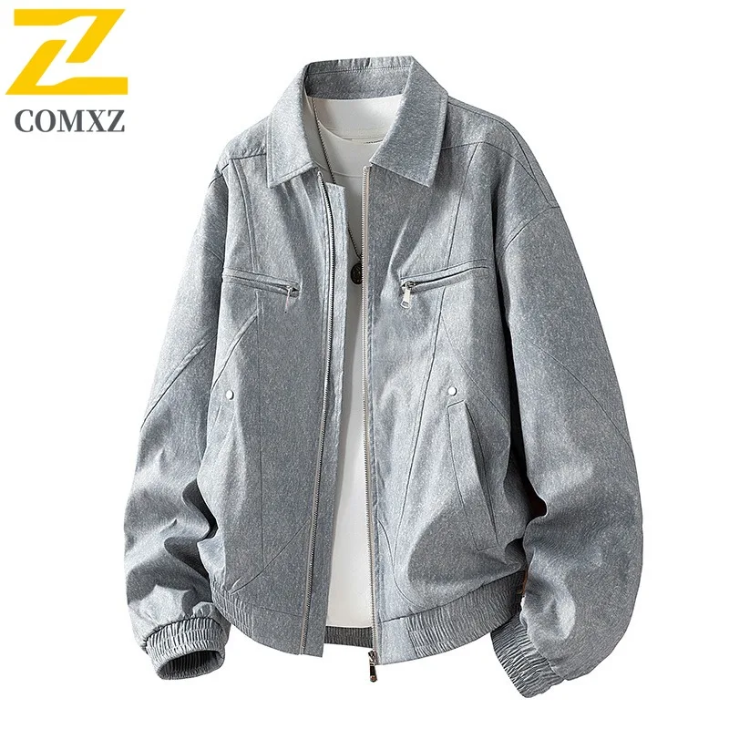 COMXZ 2025 Мужская классическая куртка, осенняя молодежная модная легкая верхняя одежда для пешего туризма и путешествий, повседневное пальто высокого качества в гонконгском стиле
COMXZ 2025 Мужская классическая куртка, осенняя молодежная модная легкая верхняя одежда для пешего туризма и путешествий, повседневное пальто высокого качества в гонконгском стиле