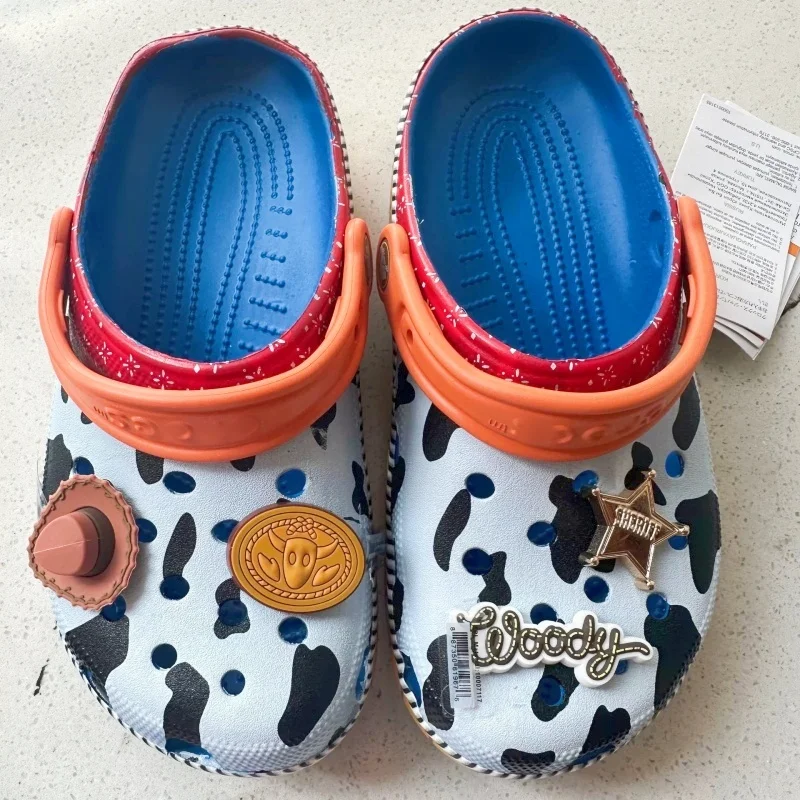 In Stock Hot Toy Story Woody Jessie Buzz Lightyear Hole Sandals Eva Anime Kawaii Home Beach Slippers Halloween Birthday Gift
In Stock Hot Toy Story Woody Jessie Buzz Lightyear Hole Sandals Eva Anime Kawaii Home Beach Slippers Halloween Birthday Gift