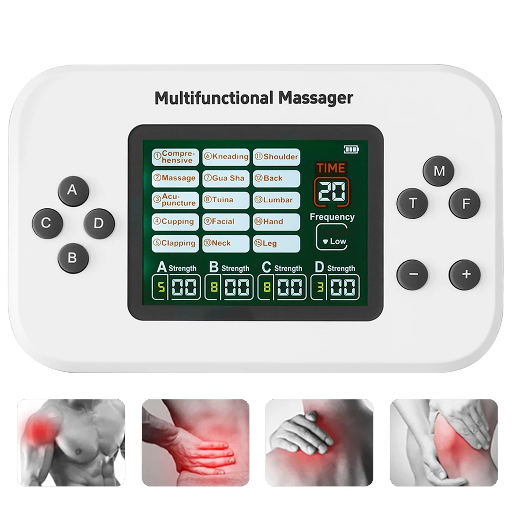 4-канальный TENS-аппарат с 15 режимами, регулируемый высокочастотный миостимулятор, импульсный массажер EMS для глубокой проработки тканей, физиотерапия для плеч
4-канальный TENS-аппарат с 15 режимами, регулируемый высокочастотный миостимулятор, импульсный массажер EMS для глубокой проработки тканей, физиотерапия для плеч