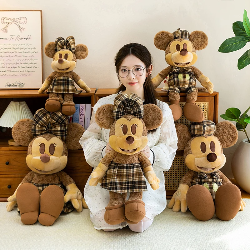 New Disney 70cm Retro Plaid Mickey & Minnie Couple Plush Dolls Soft Stuffed Toy Set Perfect Valentine Birthday Gift for Lovers
New Disney 70cm Retro Plaid Mickey & Minnie Couple Plush Dolls Soft Stuffed Toy Set Perfect Valentine Birthday Gift for Lovers