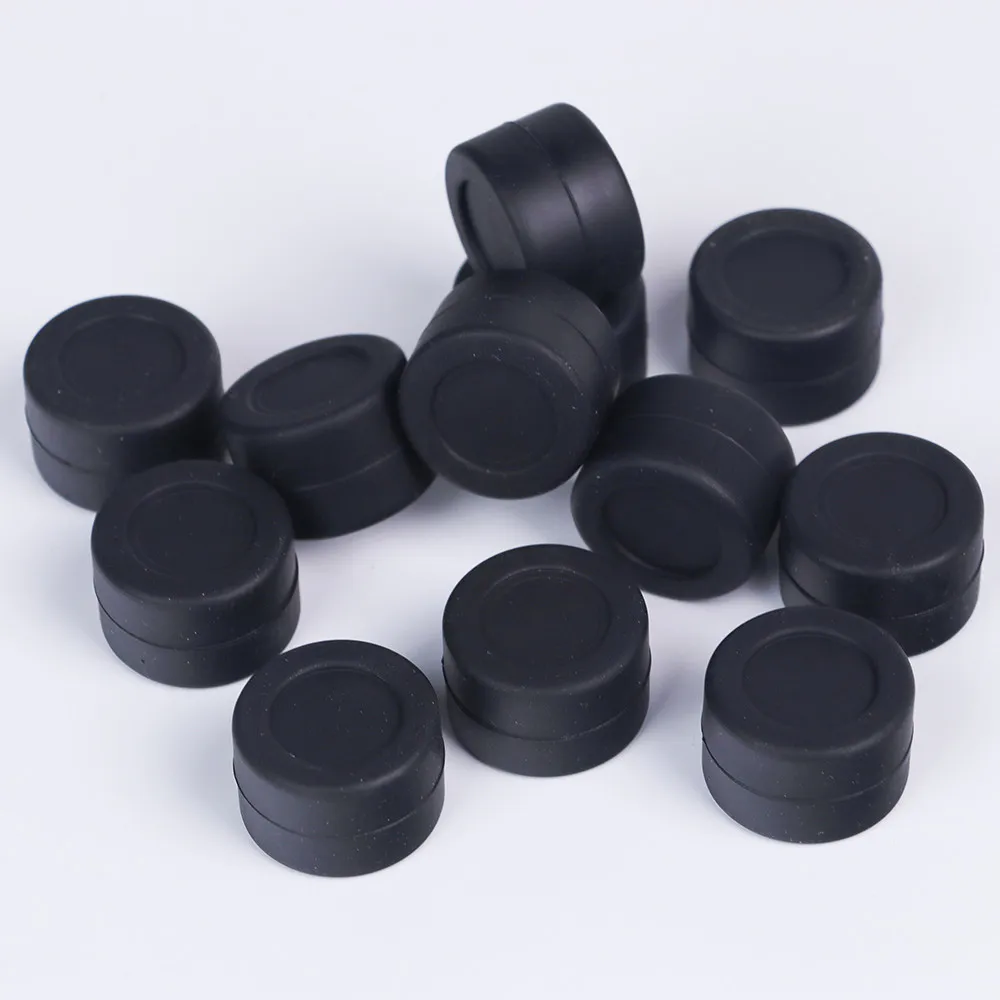 5pcs 2/3/5ML Black Circular Silicone Box Heat Resistant Oil Container Smoking Accessories 
5pcs 2/3/5ML Black Circular Silicone Box Heat Resistant Oil Container Smoking Accessories