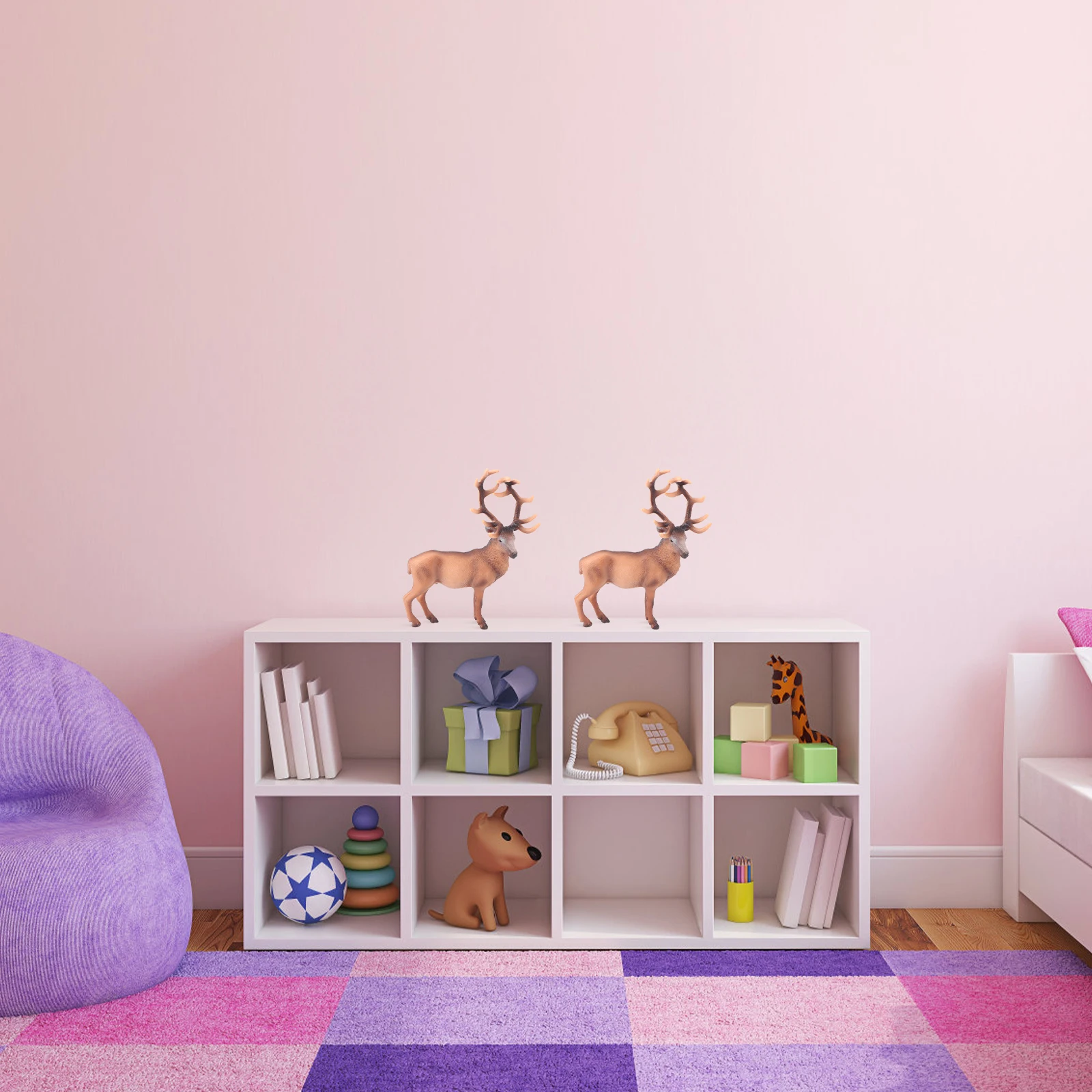 1pc Solid Plastic Adornment Realistic Desktop Decoration For Home Office Bedroom Christmas Elk Crafts Ornament
1pc Solid Plastic Adornment Realistic Desktop Decoration For Home Office Bedroom Christmas Elk Crafts Ornament