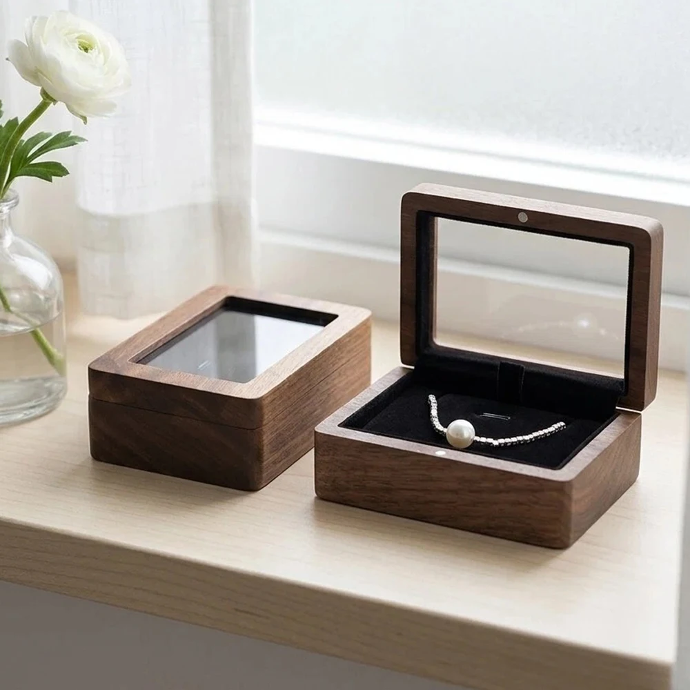Travel Portable Pendant Small Wooden Box Accessory Shop Jewelry Cabinet Flip Cover Display Tool Evening Party Gift Packaging Box
Travel Portable Pendant Small Wooden Box Accessory Shop Jewelry Cabinet Flip Cover Display Tool Evening Party Gift Packaging Box