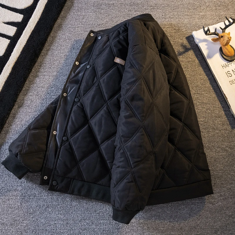 Men's Loose Coats Cotton-lined Neck Casual Zipper Solid Color Tops American Style Winter 2024 Button Clothing Parkas E129
Men's Loose Coats Cotton-lined Neck Casual Zipper Solid Color Tops American Style Winter 2024 Button Clothing Parkas E129