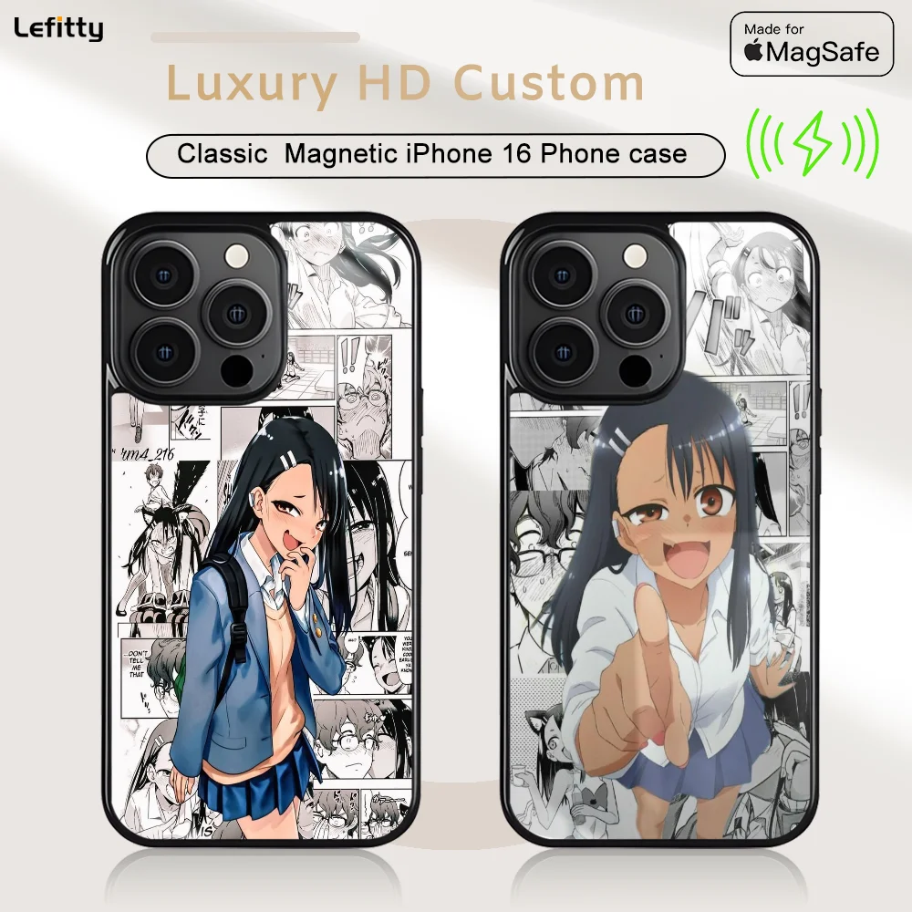 Don't Toy with Me Nagatoro Phone Case For iPhone 16 15 14 13 12 11 Pro Max Plus Mini Magnetic Magsafe Wireless Charging Cover
Don't Toy with Me Nagatoro Phone Case For iPhone 16 15 14 13 12 11 Pro Max Plus Mini Magnetic Magsafe Wireless Charging Cover