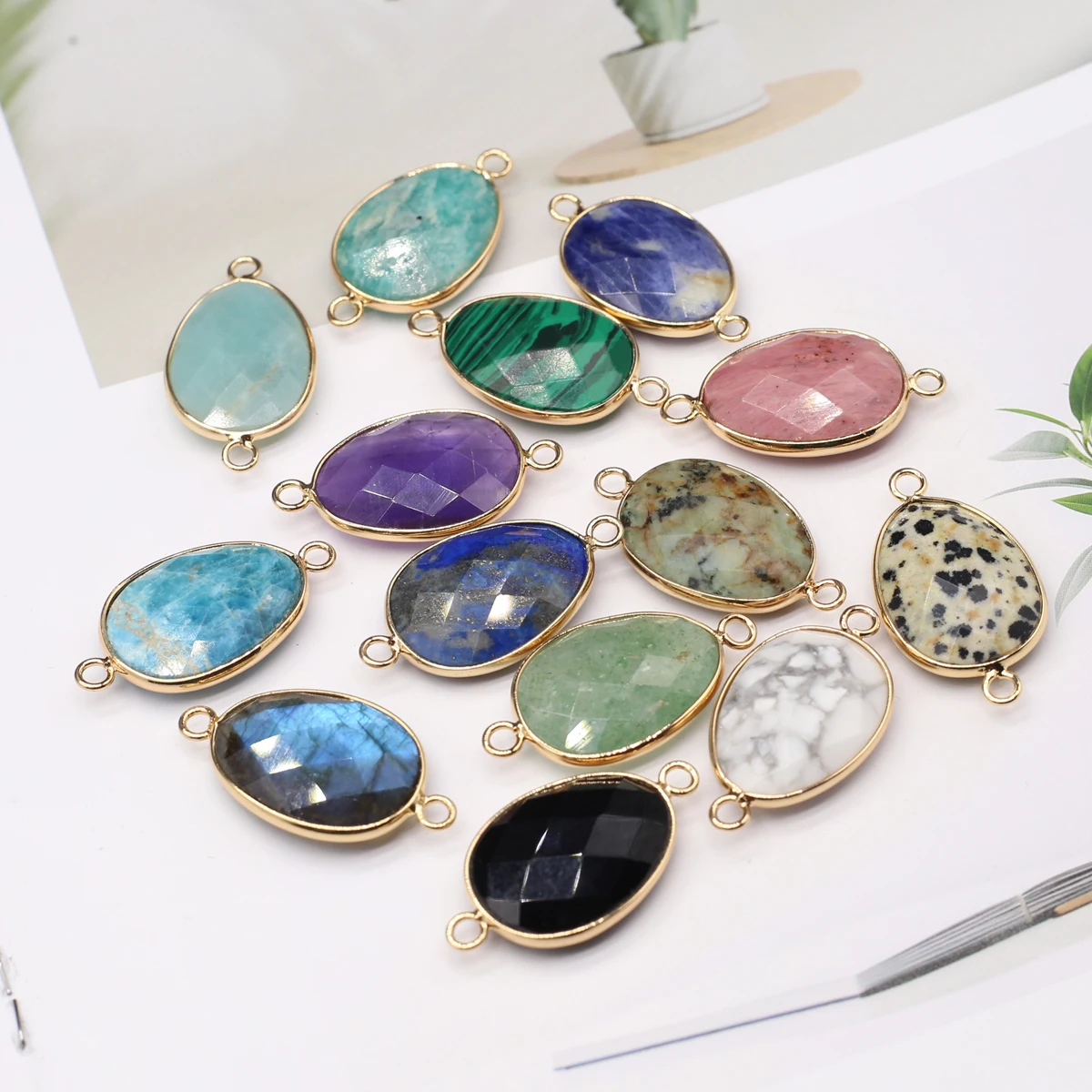 5 шт., подвесной разъем из натурального камня, нерегулярное покрытие, золотой амазонит, аметист, подвески для изготовления ювелирных изделий своими руками, браслет 16x20
5 шт., подвесной разъем из натурального камня, нерегулярное покрытие, золотой амазонит, аметист, подвески для изготовления ювелирных изделий своими руками, браслет 16x20