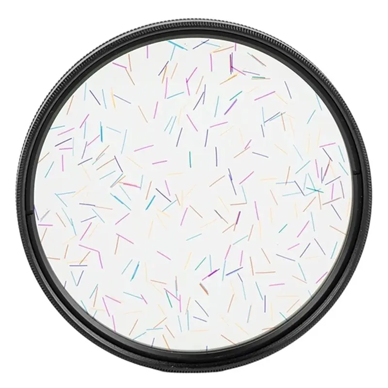 Special Effect Star Len Scatter Flare Filter Streaks Colorful Starlight Brushed Shining Glass Camera Lens Filter
Special Effect Star Len Scatter Flare Filter Streaks Colorful Starlight Brushed Shining Glass Camera Lens Filter