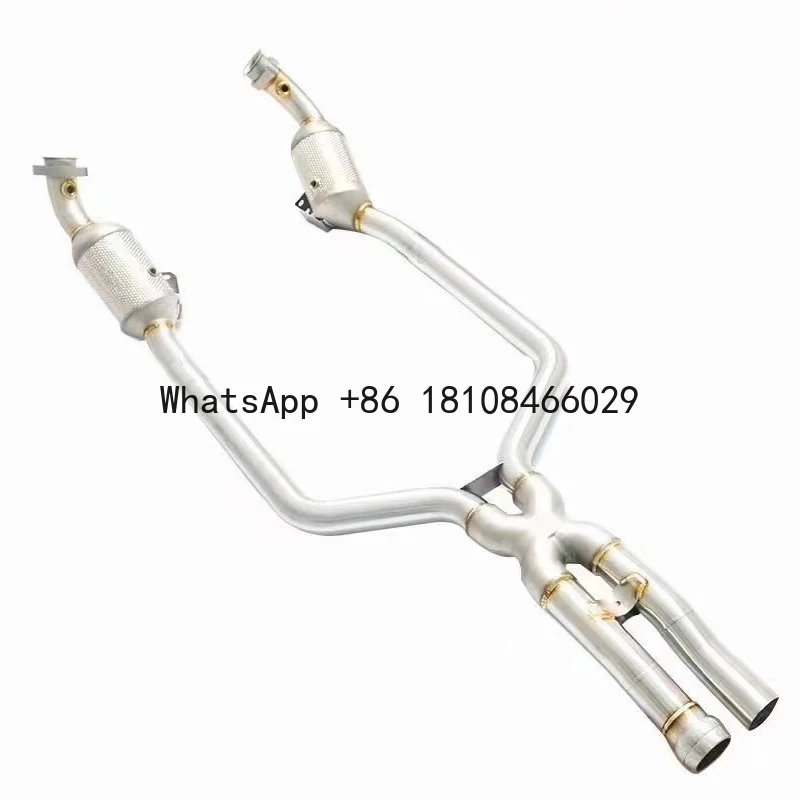 High Quality Stainless Steel SUS304 Exhaust Downpipe for Benz CLS350 3.0T 2015-2021 Exhaust System
High Quality Stainless Steel SUS304 Exhaust Downpipe for Benz CLS350 3.0T 2015-2021 Exhaust System
