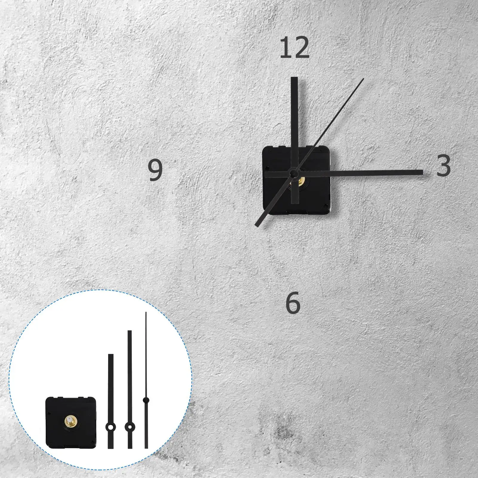 s Black DIY Noiseless Quartz Clock Movement Durable Mechanism Wall Clock Kits Easy Install Practical Accessories Long Lasting
s Black DIY Noiseless Quartz Clock Movement Durable Mechanism Wall Clock Kits Easy Install Practical Accessories Long Lasting