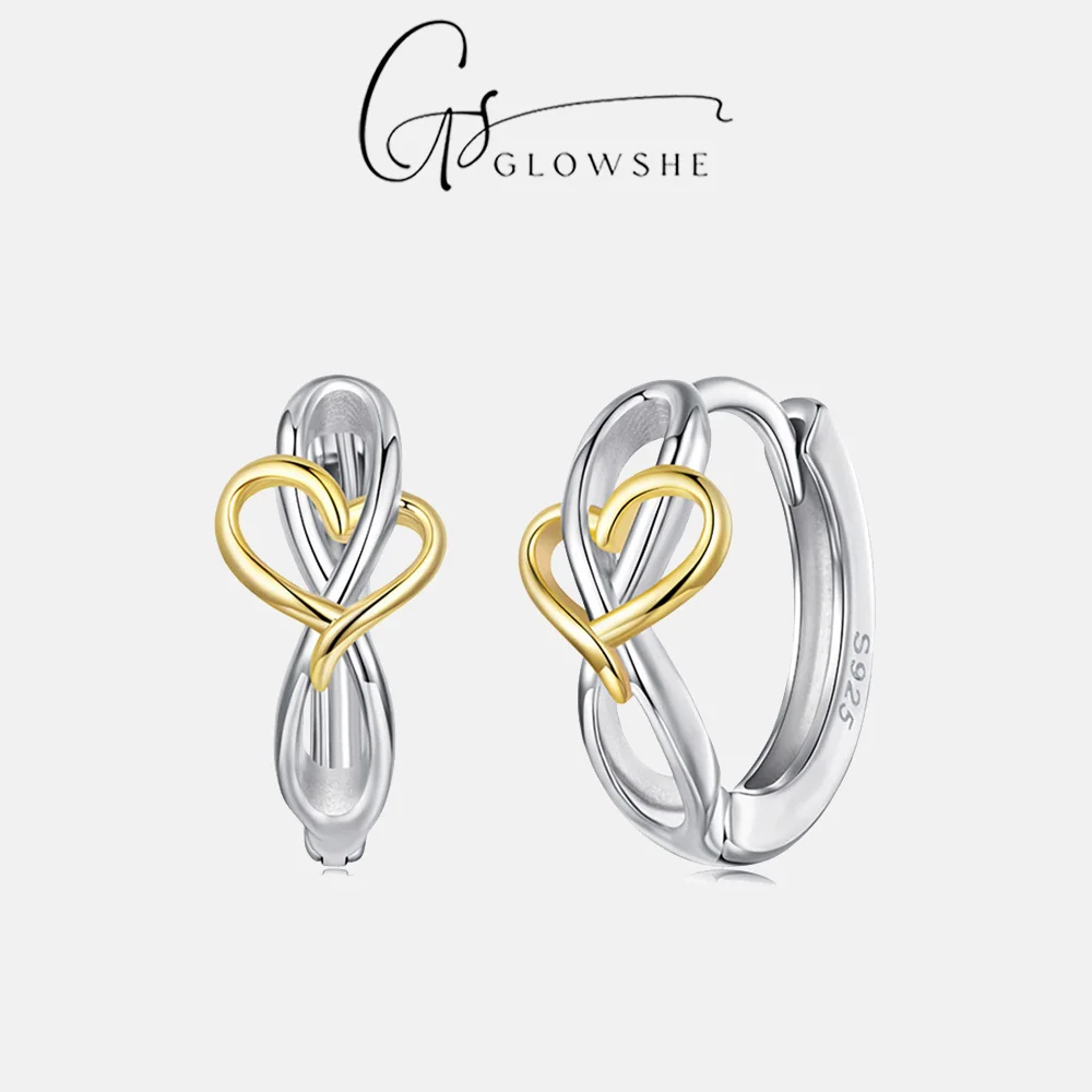 Серьги-кольца Glowshe из 100% стерлингового серебра 925 пробы с сердечками, изящные, с покрытием из 18-каратного золота, гипоаллергенные, изысканные украшения для женщин, для повседневной носки
Серьги-кольца Glowshe из 100% стерлингового серебра 925 пробы с сердечками, изящные, с покрытием из 18-каратного золота, гипоаллергенные, изысканные украшения для женщин, для повседневной носки