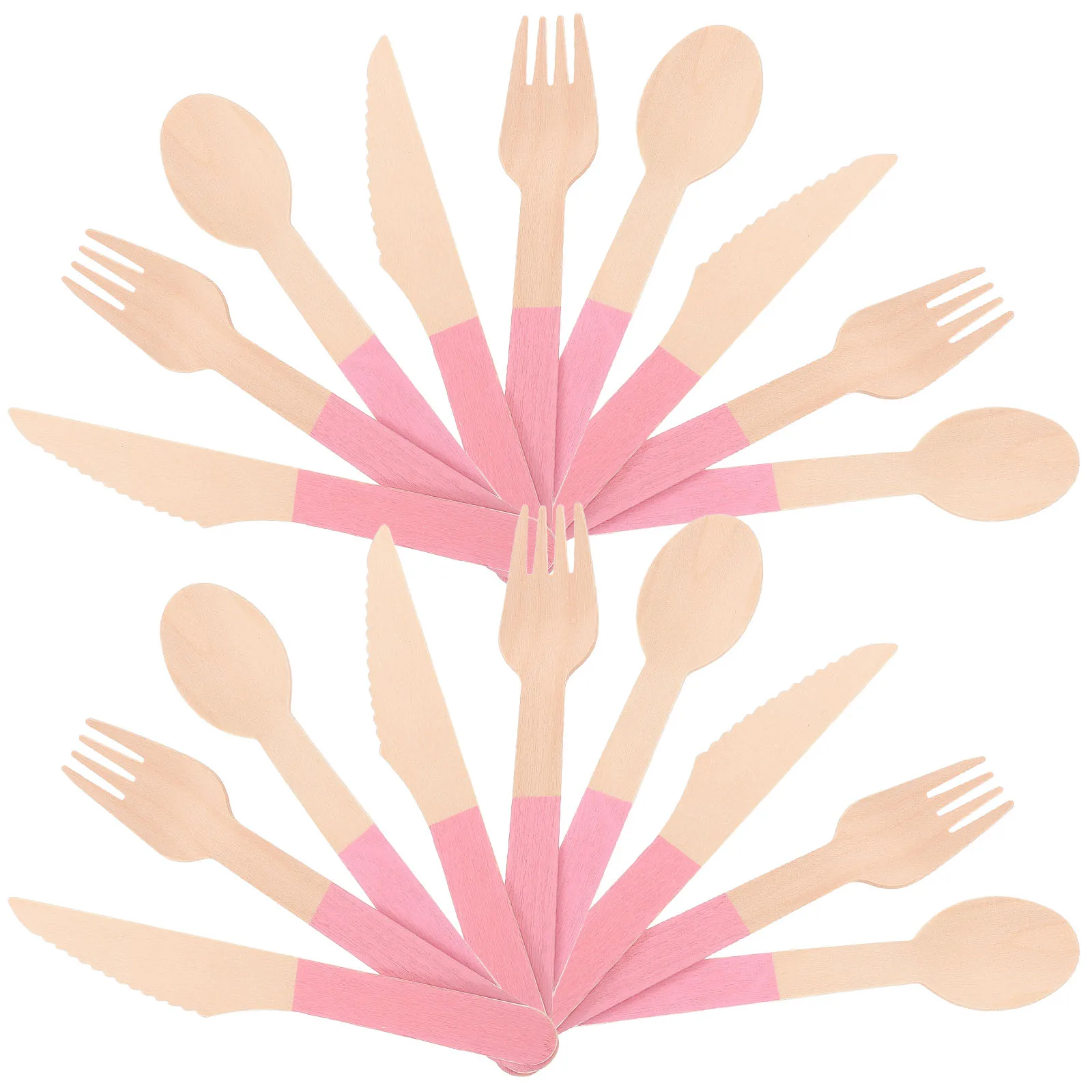 24pcs Disposable Cutlery Set Birthday Party Tableware Wooden Utensils Premium Wood Material Safe Use BBQ Picnic Wedding
24pcs Disposable Cutlery Set Birthday Party Tableware Wooden Utensils Premium Wood Material Safe Use BBQ Picnic Wedding