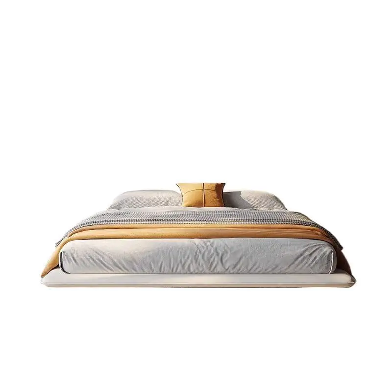Modern simple double master bedroom queen bed cream wind soft bag wedding bed suspended bed
Modern simple double master bedroom queen bed cream wind soft bag wedding bed suspended bed