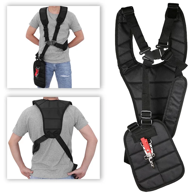 LBER 2X Double Trimmer Shoulder Harness Strap Belt Lawn Mower Grass String For Brush Cutter & Trimmer Garden Power
LBER 2X Double Trimmer Shoulder Harness Strap Belt Lawn Mower Grass String For Brush Cutter & Trimmer Garden Power