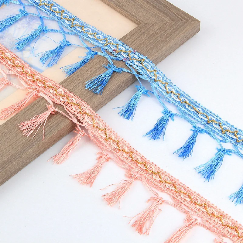 European Style Curtain Lace Edging Accessories Sofa Pillow Edging with Lace Trim Vehicle Decoration with Fringe Tassel Tieback
European Style Curtain Lace Edging Accessories Sofa Pillow Edging with Lace Trim Vehicle Decoration with Fringe Tassel Tieback