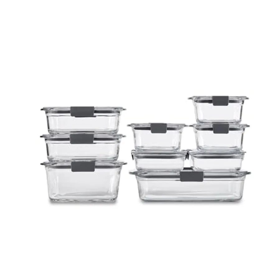 2026Brilliance Glass Food Storage Containers Assorted Sizes Set of 9 BPA-Free Leak-Proof Clear
2026Brilliance Glass Food Storage Containers Assorted Sizes Set of 9 BPA-Free Leak-Proof Clear