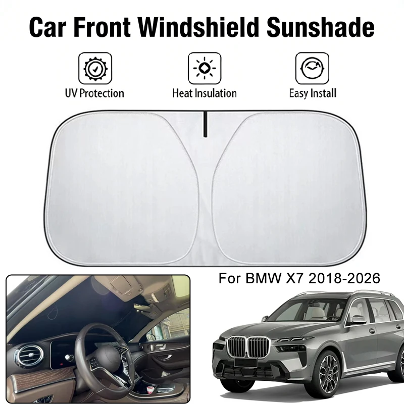 Солнцезащитный экран на лобовое стекло автомобиля для BMW X7 2018-2026: защита от УФ-излучения и перегрева, аксессуар для интерьера авто
Солнцезащитный экран на лобовое стекло автомобиля для BMW X7 2018-2026: защита от УФ-излучения и перегрева, аксессуар для интерьера авто