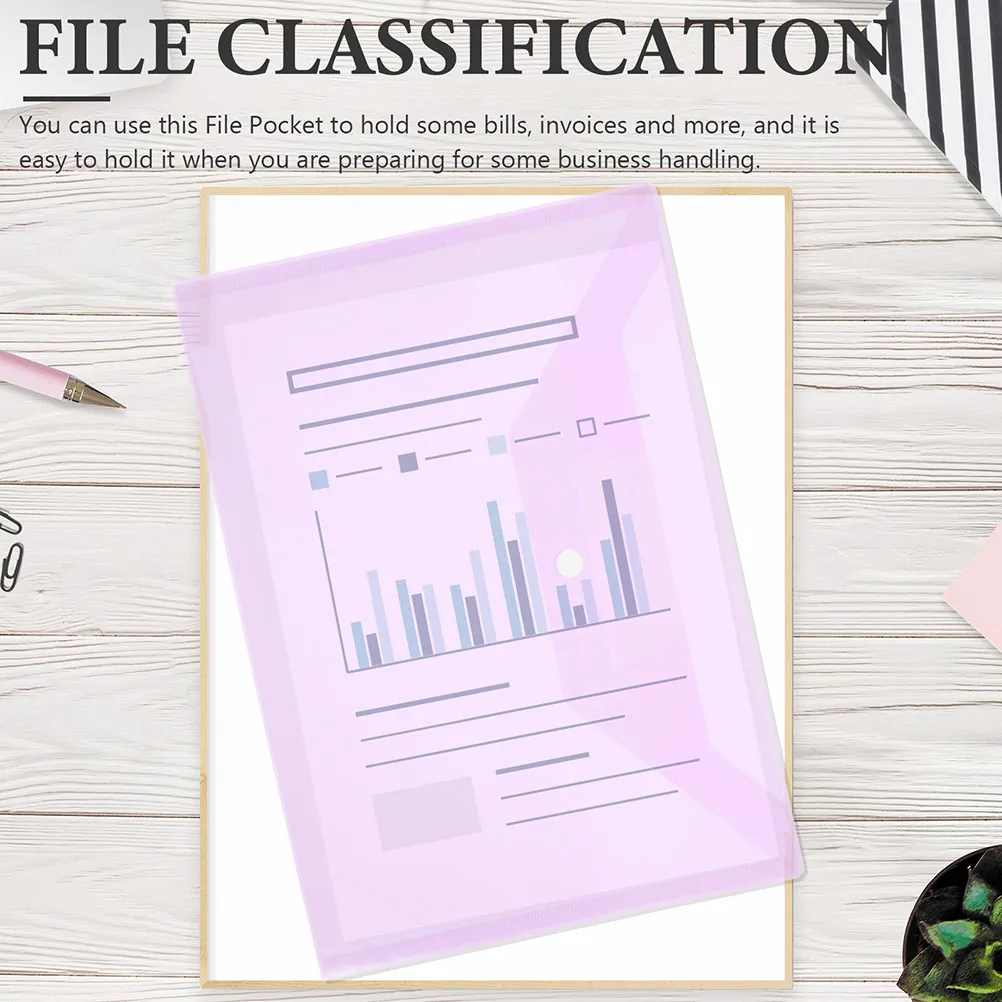 8Pcs Clear PP File Organizer Bag with Snap Button Cardholder for A4 Documents Receipts Bills Stationery Office School File
8Pcs Clear PP File Organizer Bag with Snap Button Cardholder for A4 Documents Receipts Bills Stationery Office School File