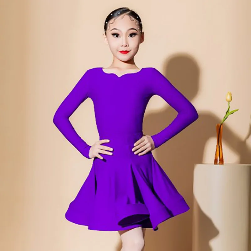 Детские костюмы для латинских танцев с длинными рукавами, профессиональные правила, детское боди для соревнований и юбка для девочек, танцевальная одежда для выступлений
Детские костюмы для латинских танцев с длинными рукавами, профессиональные правила, детское боди для соревнований и юбка для девочек, танцевальная одежда для выступлений