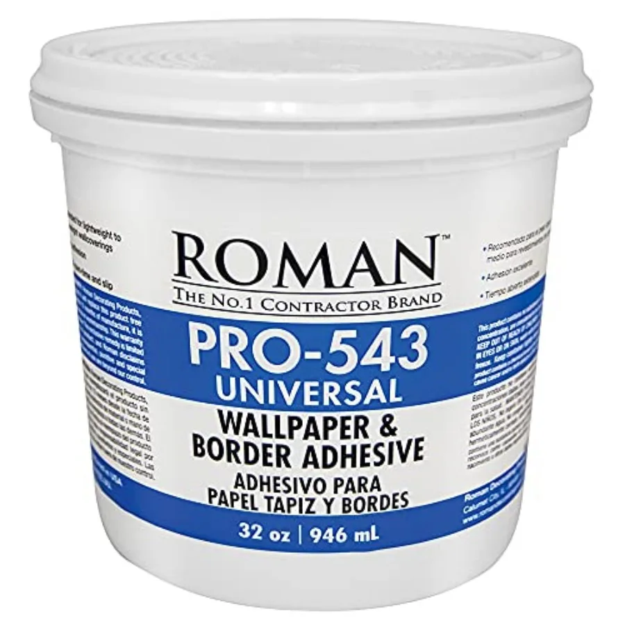 Products Universal Wallpaper Paste for Lightweight Wallpapers and Borders, PRO-543 - 65 sq. ft.,White
Products Universal Wallpaper Paste for Lightweight Wallpapers and Borders, PRO-543 - 65 sq. ft.,White