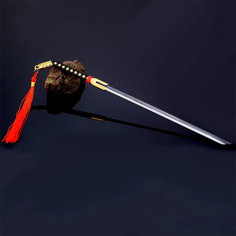 25cm Urahara Kisuke Benihime Katana All Metal Toy Sword Anime Peripherals Weapon Model Samurai Prop Ornaments Collections
25cm Urahara Kisuke Benihime Katana All Metal Toy Sword Anime Peripherals Weapon Model Samurai Prop Ornaments Collections