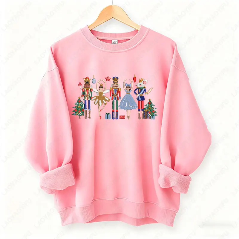 Модные толстовки с принтами персонажей «Щелкунчик» Ulzzang, праздничные рождественские пуловеры «Щелкунчик», унисекс, рождественский сезон, спортивная одежда
Модные толстовки с принтами персонажей «Щелкунчик» Ulzzang, праздничные рождественские пуловеры «Щелкунчик», унисекс, рождественский сезон, спортивная одежда