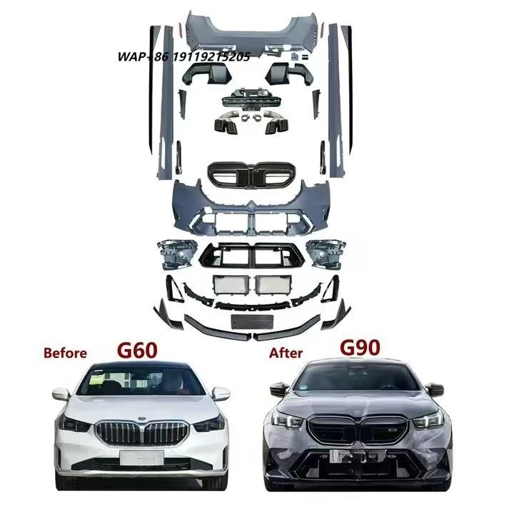 High Performance and Price Car Bumpers Body Kit for 5 Series G60 2024-2026 Conversion to M5 Model.
High Performance and Price Car Bumpers Body Kit for 5 Series G60 2024-2026 Conversion to M5 Model.