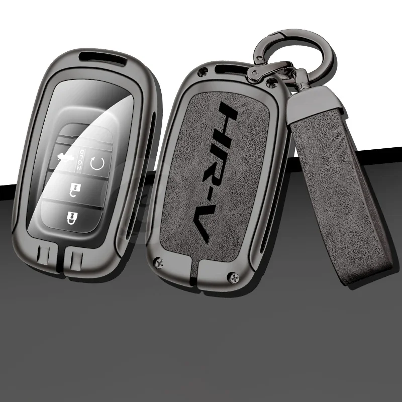 Zinc alloy car smart control key case cover Shell fob holder for Honda HRV key chain bag keychain auto interior accessories
Zinc alloy car smart control key case cover Shell fob holder for Honda HRV key chain bag keychain auto interior accessories