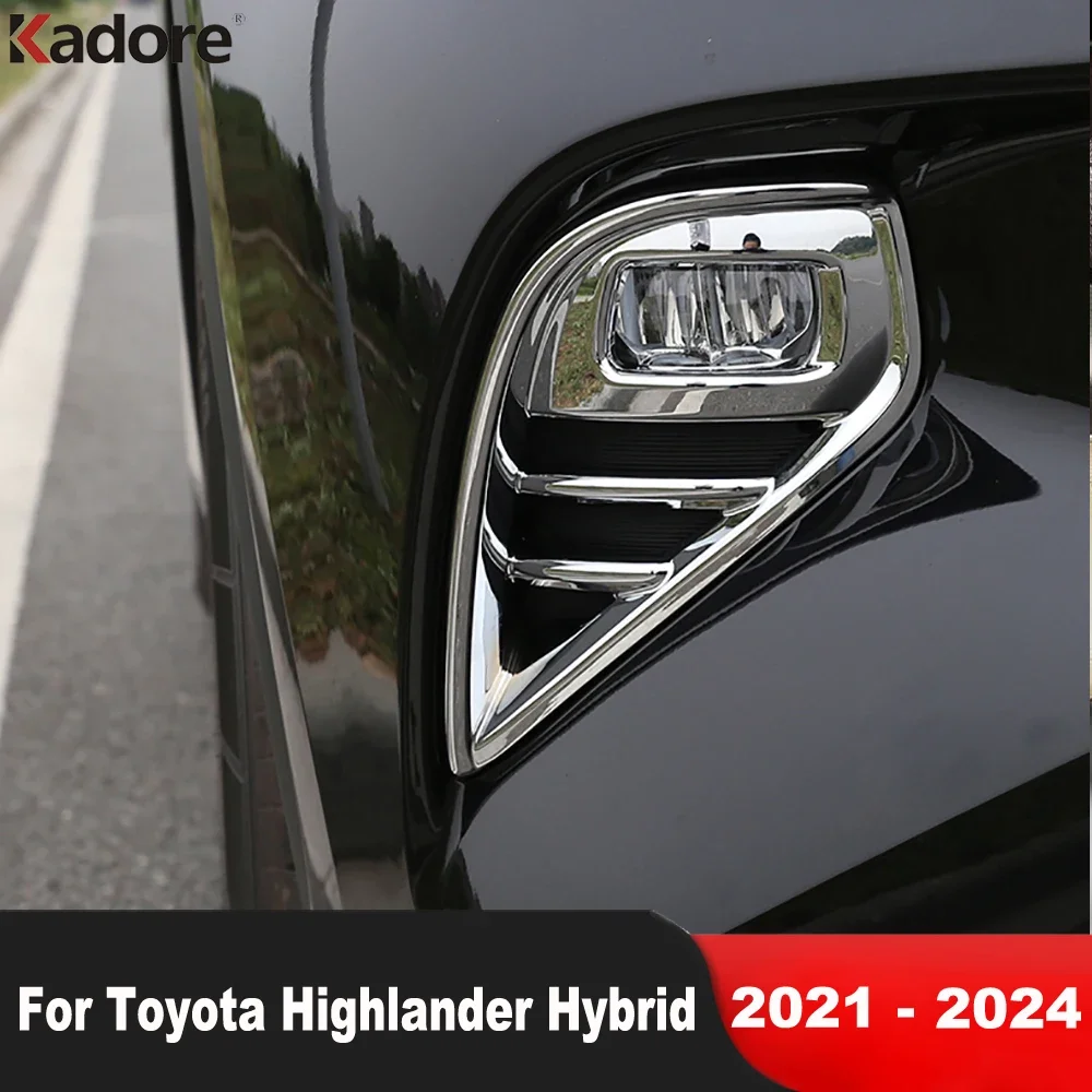 For Toyota Highlander Hybrid 2021 2022 2023 2024 Chrome Car Front Fog Light Lamp Cover Trim Foglight Foglamp Trims Accessories
For Toyota Highlander Hybrid 2021 2022 2023 2024 Chrome Car Front Fog Light Lamp Cover Trim Foglight Foglamp Trims Accessories