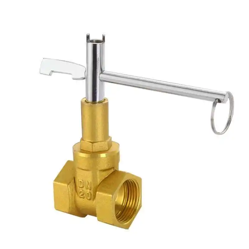 Brass Gate Valve With Lock Inside The Triangle Key Water Pipe Water Meter Front Anti-theft Lock Valve DN15 DN20 DN25
Brass Gate Valve With Lock Inside The Triangle Key Water Pipe Water Meter Front Anti-theft Lock Valve DN15 DN20 DN25