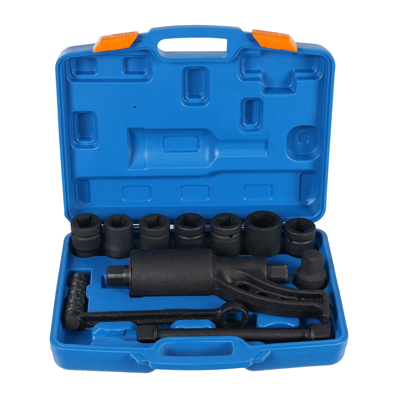 Truck Tire Changer Tool Kit, Torque Amplifier with 7 Sockets and 1 Adapter, Heavy Duty Tire Removal Jaws for Commercial Vehicle
Truck Tire Changer Tool Kit, Torque Amplifier with 7 Sockets and 1 Adapter, Heavy Duty Tire Removal Jaws for Commercial Vehicle