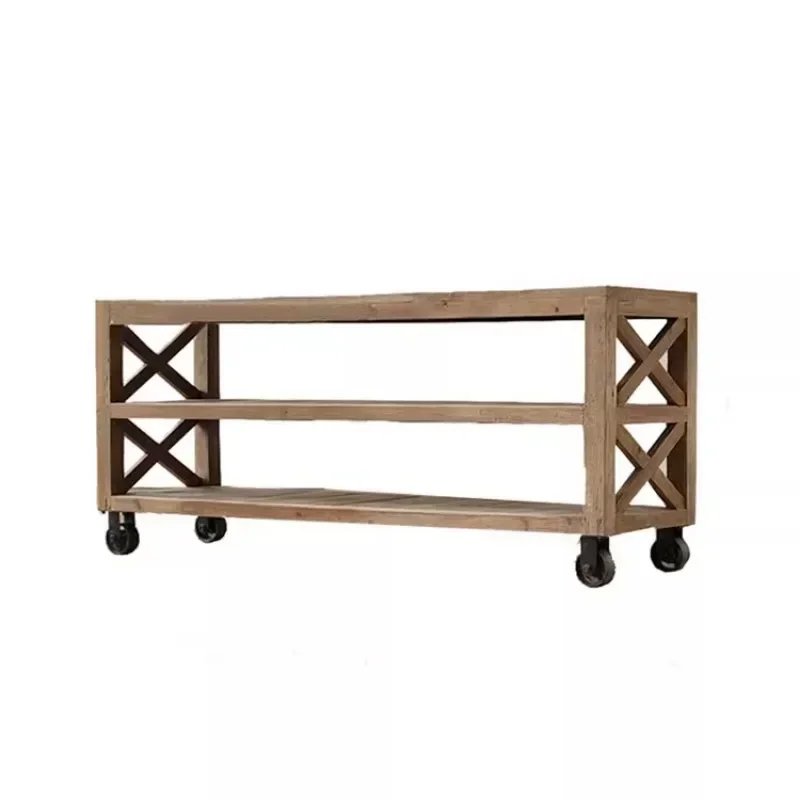 Retro solid wood dining side cabinet, industrial style mobile storage table, American log storage cabinet, entrance cabinet, log
Retro solid wood dining side cabinet, industrial style mobile storage table, American log storage cabinet, entrance cabinet, log