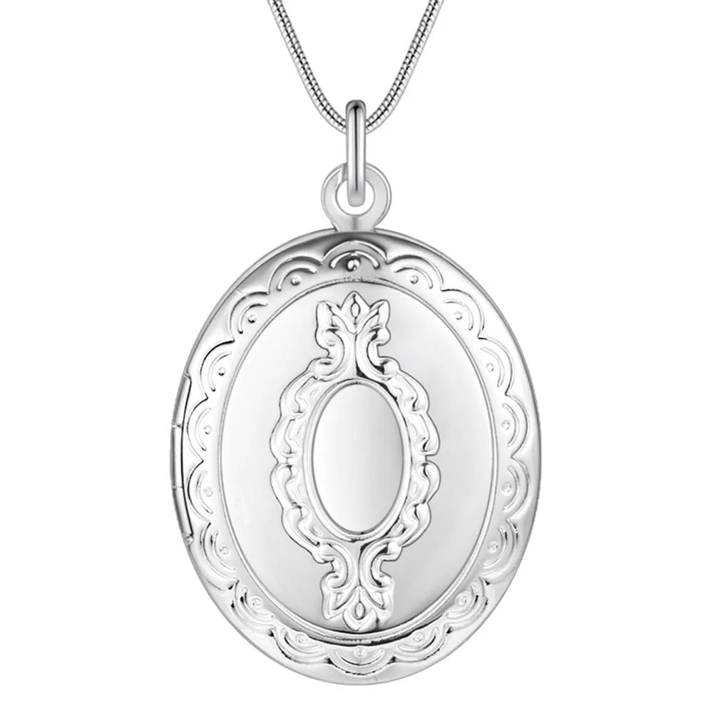 New Arrive 40-75cm 925 Sterling Silver seashell Photo open Frame Necklace Snake Chain For Woman Man Wedding Jewelry wholesale
New Arrive 40-75cm 925 Sterling Silver seashell Photo open Frame Necklace Snake Chain For Woman Man Wedding Jewelry wholesale