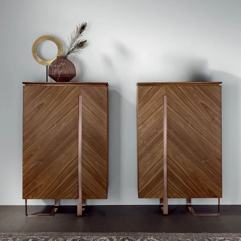 Walnut wine cabinet Solid wood dining side cabinet Modern simple storage cabinet
Walnut wine cabinet Solid wood dining side cabinet Modern simple storage cabinet