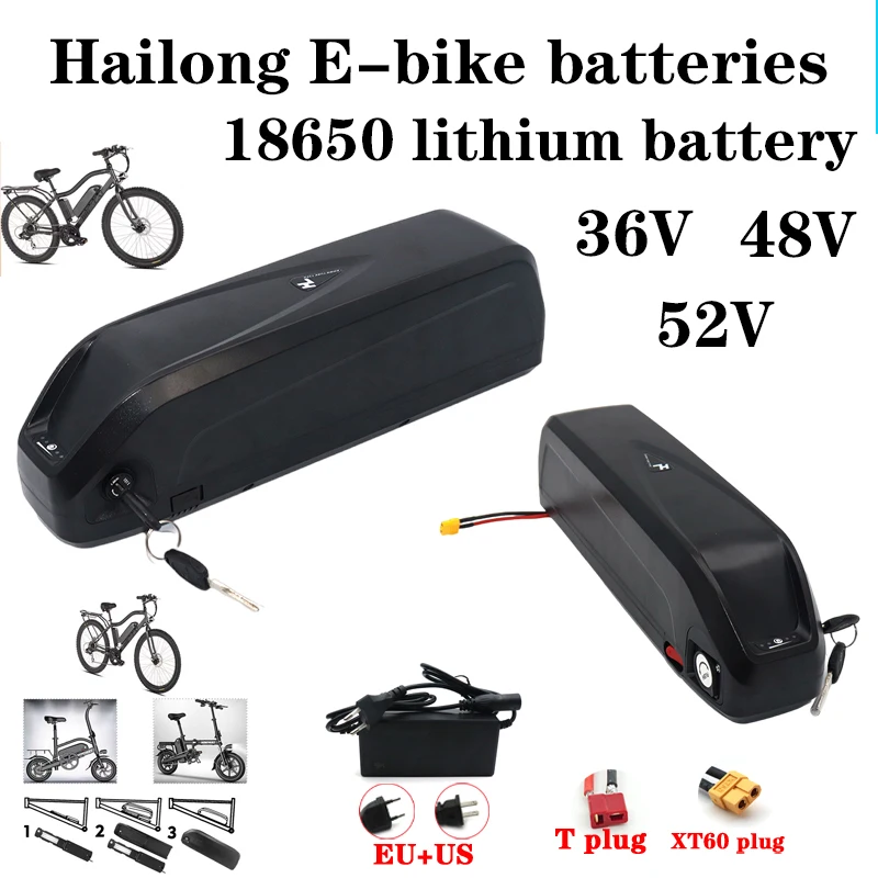 New Hailong EBike Battery 36V 48V 52V 30Ah Mountain Bicycle 18650 Electric Bateria Pack for Bafang 1500W 1000W 750W 500W
New Hailong EBike Battery 36V 48V 52V 30Ah Mountain Bicycle 18650 Electric Bateria Pack for Bafang 1500W 1000W 750W 500W