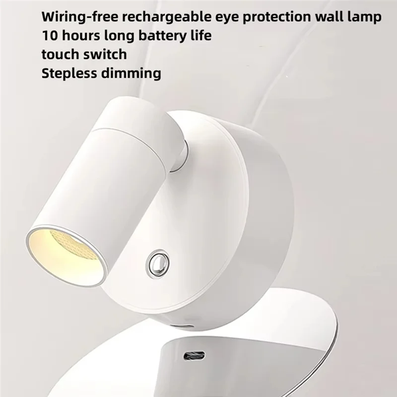 -A89Z No Wiring Required LED Light Magnetic Type-C Rechargeable Wall Spotlight No Drilling Punch Reading Light Bedroom Bedside
-A89Z No Wiring Required LED Light Magnetic Type-C Rechargeable Wall Spotlight No Drilling Punch Reading Light Bedroom Bedside