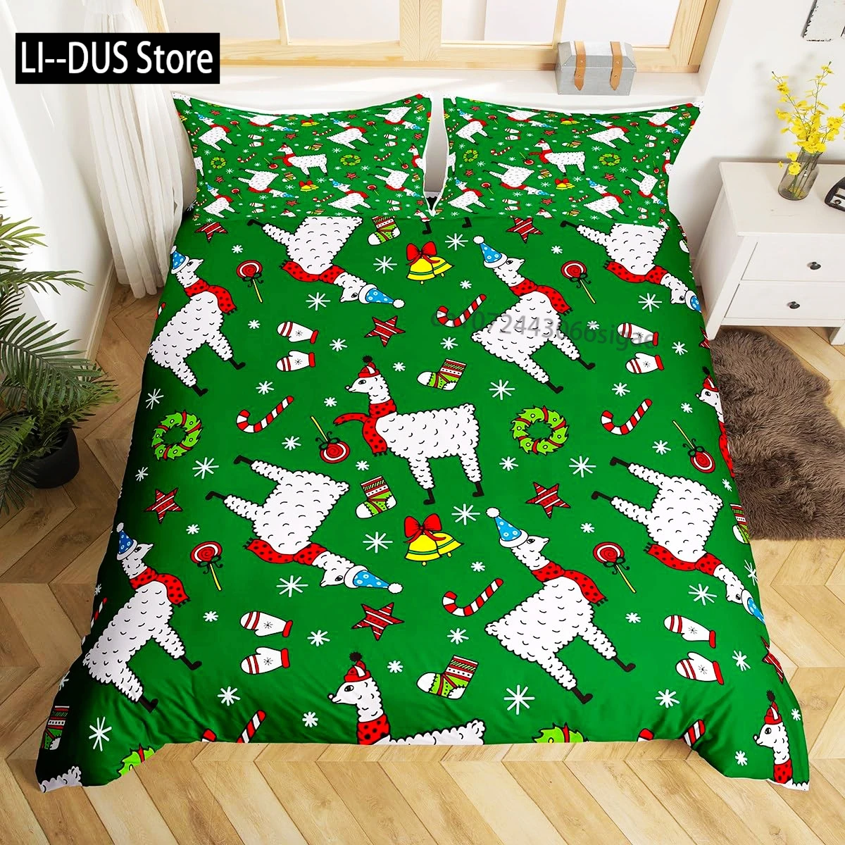 Cute Llama Duvet Cover Bedding Set Comforter Cover For Boys Girls Children Teens Bedroom Decor King Queen Size With 2 Pillowcase
Cute Llama Duvet Cover Bedding Set Comforter Cover For Boys Girls Children Teens Bedroom Decor King Queen Size With 2 Pillowcase