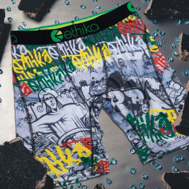 ETHIKA Мужское нижнее белье Боксеры Дышащие сетчатые мужские трусы с промежностью Мужские трусы с принтом Сексуальные мужские трусы-боксеры больших размеров
ETHIKA Мужское нижнее белье Боксеры Дышащие сетчатые мужские трусы с промежностью Мужские трусы с принтом Сексуальные мужские трусы-боксеры больших размеров