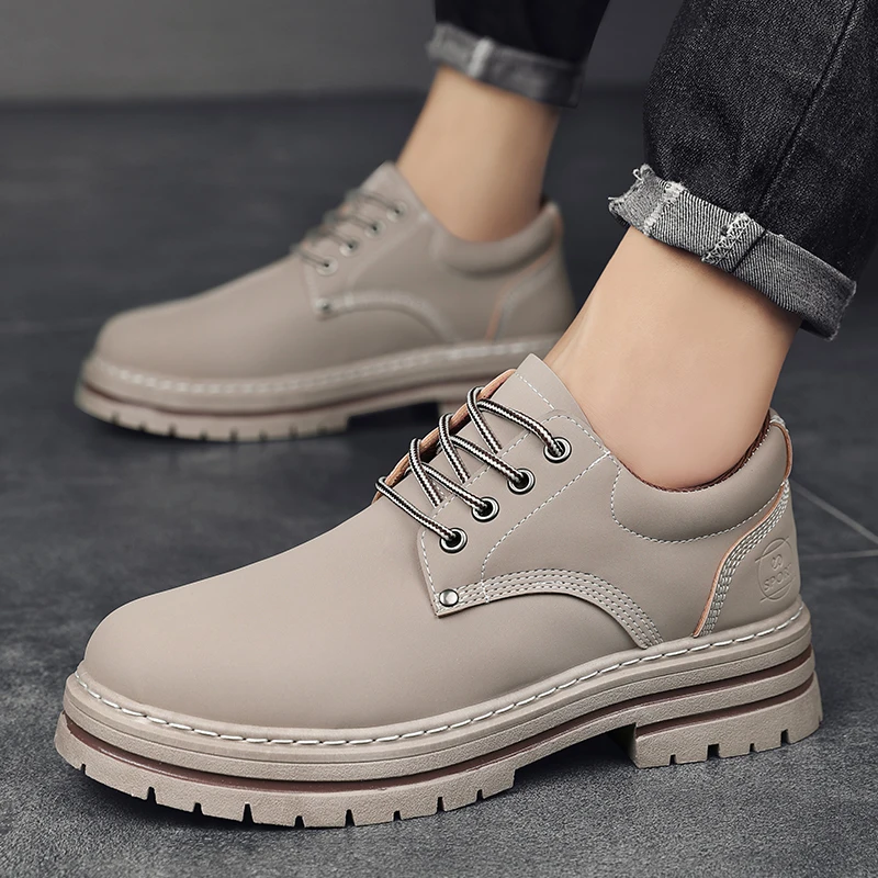 Men's Spring Casual Work Boots Low Cut Sporty Boots Anti-Slip Wear-Resistant Labor Protection Shoes for Construction Work
Men's Spring Casual Work Boots Low Cut Sporty Boots Anti-Slip Wear-Resistant Labor Protection Shoes for Construction Work