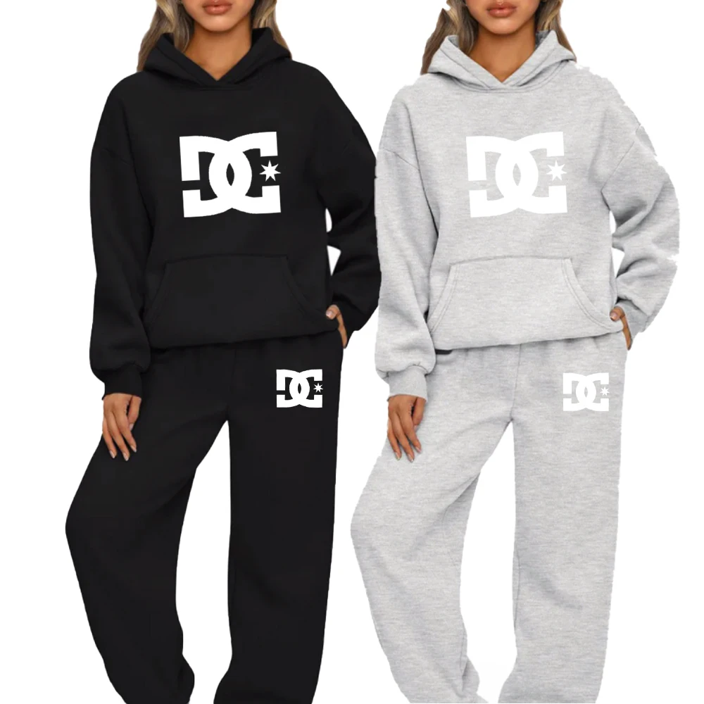 Women Tracksuit Printing Hooded Sweatshirt Sweatpant Versatile Casual Jogging Pullovers Sport Trousers Outfits S-3XL
Women Tracksuit Printing Hooded Sweatshirt Sweatpant Versatile Casual Jogging Pullovers Sport Trousers Outfits S-3XL