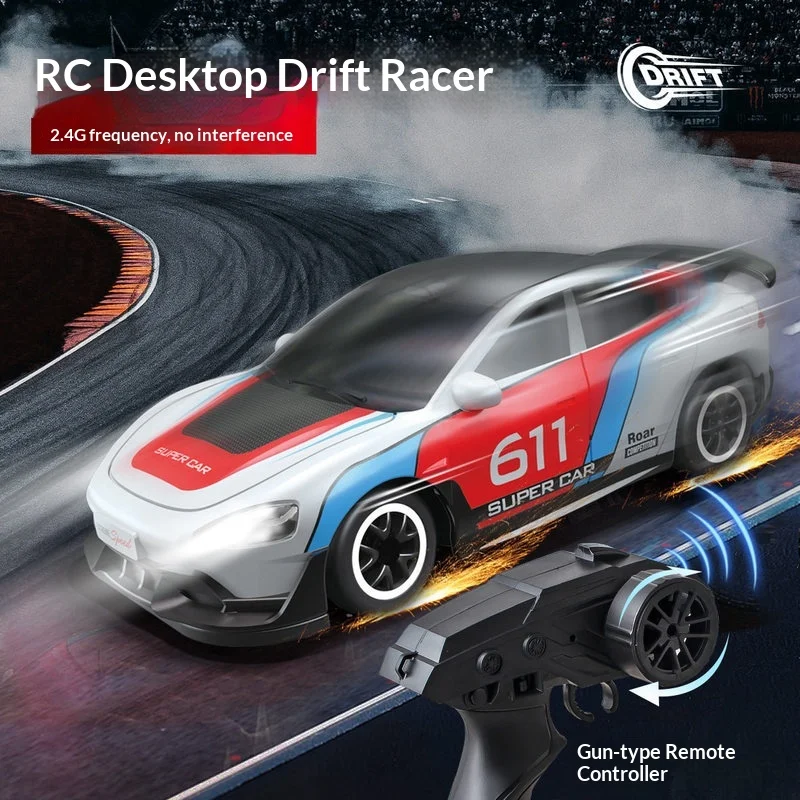 1:64 High Simulation RC Drift Car Easy To Use Remote Control Race Car Model Desktop Decoration Ornament Gift For Boys
1:64 High Simulation RC Drift Car Easy To Use Remote Control Race Car Model Desktop Decoration Ornament Gift For Boys