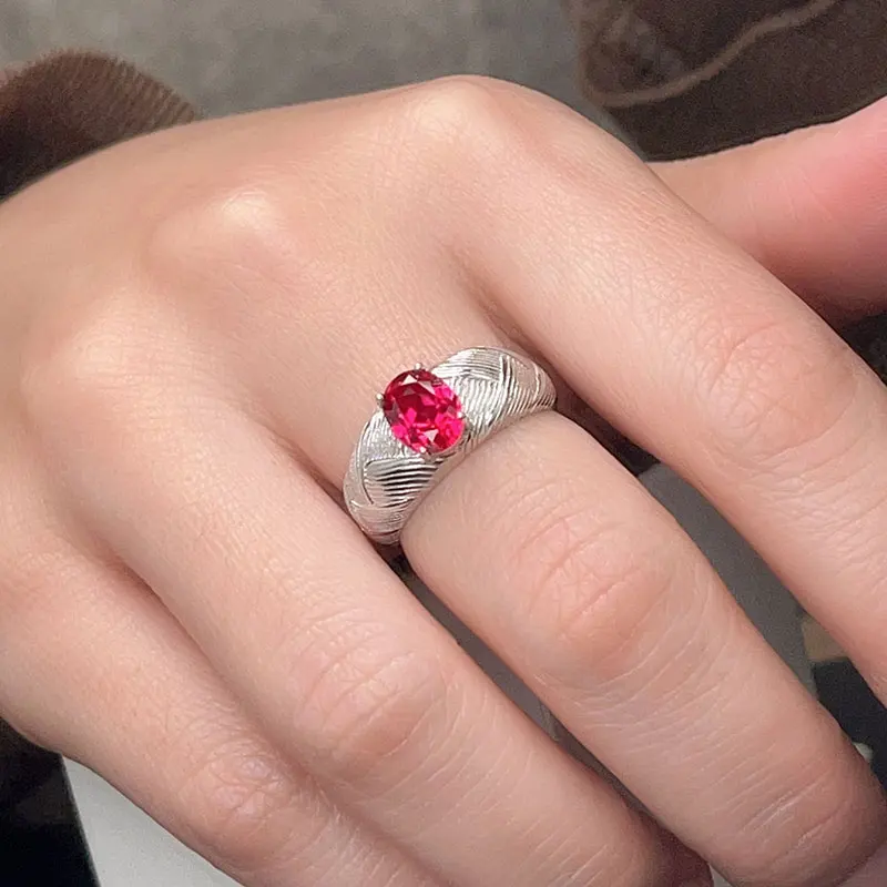 Кольцо с искусственным рубином 6мм*8мм, высококачественный лабораторный кристалл, серебро 925 пробы, 1.6 карата, кольцо с лабораторным рубином
Кольцо с искусственным рубином 6мм*8мм, высококачественный лабораторный кристалл, серебро 925 пробы, 1.6 карата, кольцо с лабораторным рубином