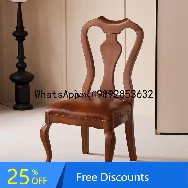 .Обеденный стул из цельного дерева. Французский стул для домашней столовой. Одинарная спинка.
.Обеденный стул из цельного дерева. Французский стул для домашней столовой. Одинарная спинка.