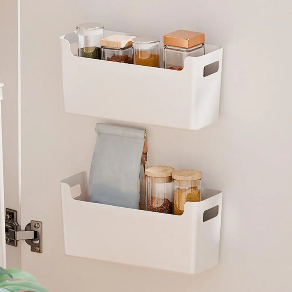 1/2/3Pcs Wall Mount Storage Rack with Handle Large Capacity Multipurpose Countertop Storage Holder Kitchen Organizer Shelf
1/2/3Pcs Wall Mount Storage Rack with Handle Large Capacity Multipurpose Countertop Storage Holder Kitchen Organizer Shelf