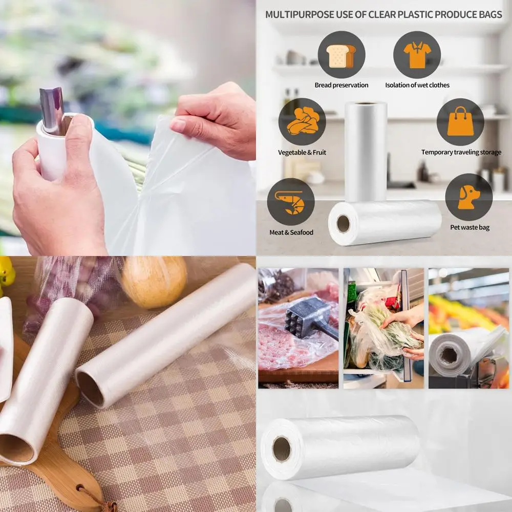 Пакеты для хранения продуктов и овощей из прозрачного пластика, 12x20 дюймов, 350 штук в рулоне, упаковка из 10 рулонов
Пакеты для хранения продуктов и овощей из прозрачного пластика, 12x20 дюймов, 350 штук в рулоне, упаковка из 10 рулонов