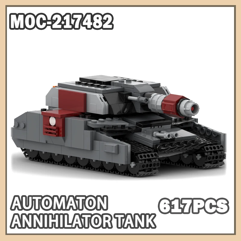 MOC-217482 Automaton Annihilator Tank Model Building Toy Military Tank Brick Set Technical Adults Children's Holiday Gift 617PCS
MOC-217482 Automaton Annihilator Tank Model Building Toy Military Tank Brick Set Technical Adults Children's Holiday Gift 617PCS