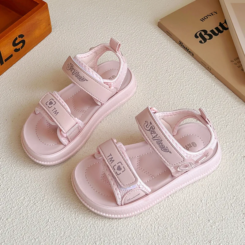 Girls Fashion Shoes Thick Soft Sole Kids Princess Beach Shoes Hook&loop Non-slip 2026 Summer New Children Sport Sandals Casual
Girls Fashion Shoes Thick Soft Sole Kids Princess Beach Shoes Hook&loop Non-slip 2026 Summer New Children Sport Sandals Casual
