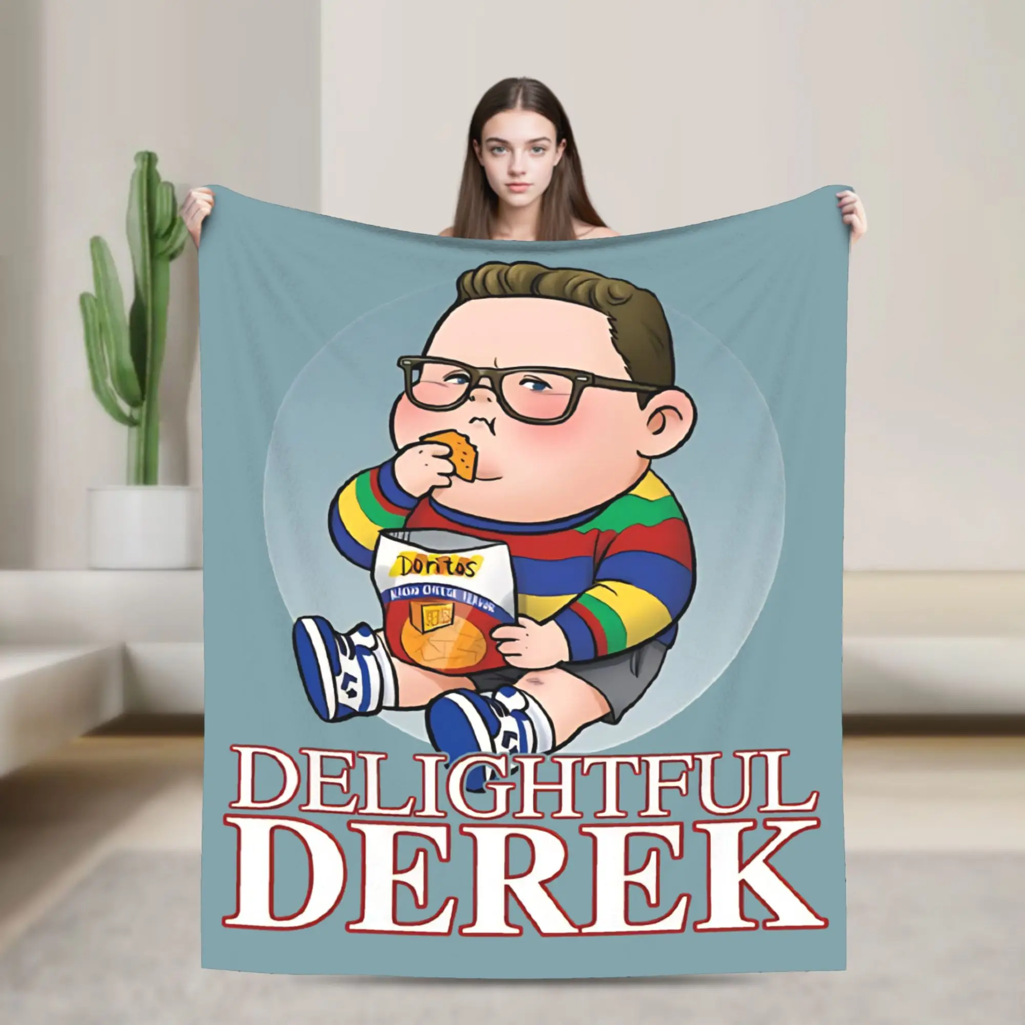 Cute Delightful Derek Blankets Flannel Super Warm Throw Blanket for Bedding Couch Bed Rug
Cute Delightful Derek Blankets Flannel Super Warm Throw Blanket for Bedding Couch Bed Rug