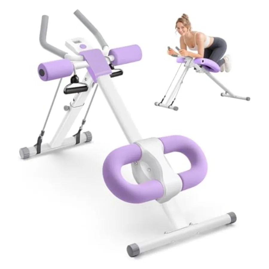 Ab Machine Adjustable Ab Trainer for Home Gym Workout Foldable Abdominal Exercise Machine with Knee Protection and LCD Monitor
Ab Machine Adjustable Ab Trainer for Home Gym Workout Foldable Abdominal Exercise Machine with Knee Protection and LCD Monitor