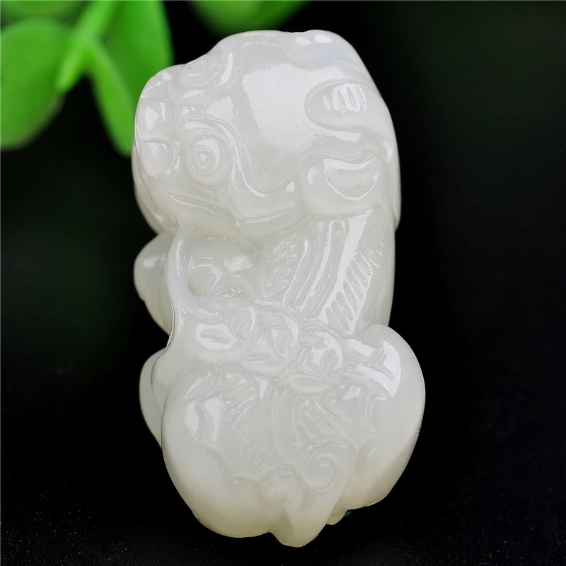 Hotan White , Ornament Men and Women, Jade Ruyi Pixiu Pendant
Hotan White , Ornament Men and Women, Jade Ruyi Pixiu Pendant