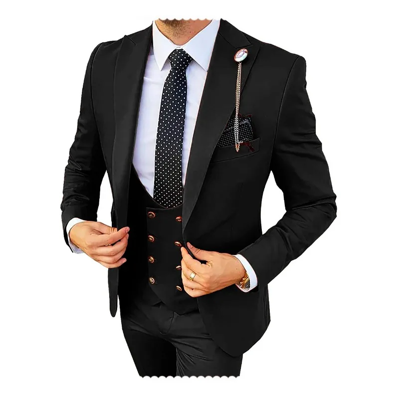 Formal Men 3 Piece Wedding Suit Groom Tuxedo Slim Fit Business Suits Champagne Wedding Suit Costume Homme (Blazer+Pants+Vest)
Formal Men 3 Piece Wedding Suit Groom Tuxedo Slim Fit Business Suits Champagne Wedding Suit Costume Homme (Blazer+Pants+Vest)